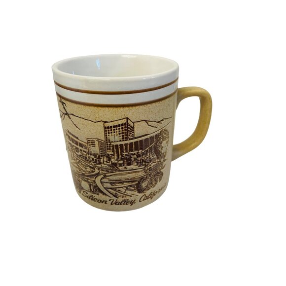 Vintage Silicon Valley California Souvenir Mug Smith Western - Picture 1 of 5